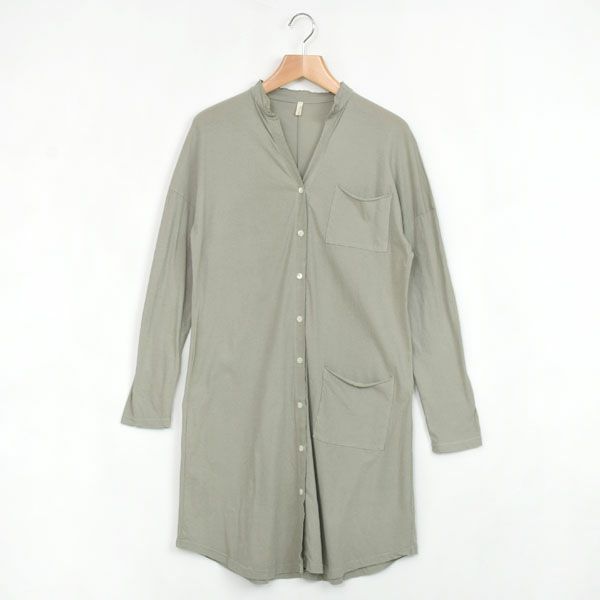 オーガニックコットン 薄地ハイゲージシャツコート