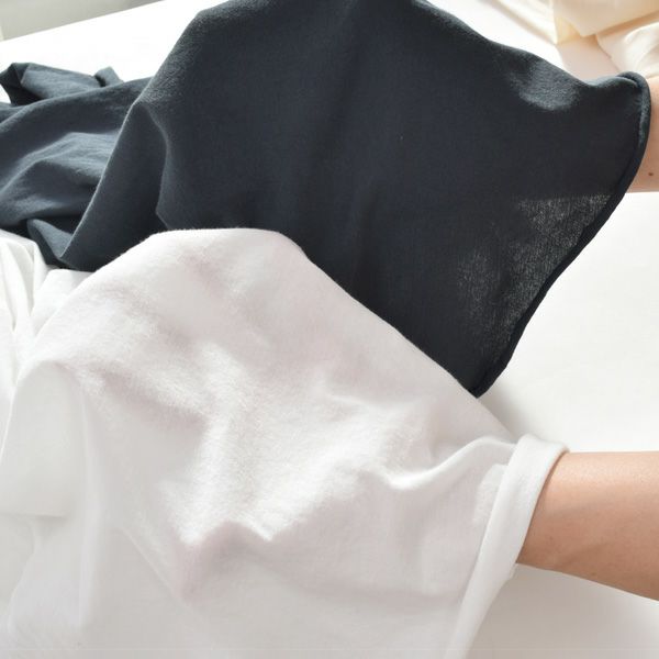 オーガニックコットン 薄手天竺タートルネック