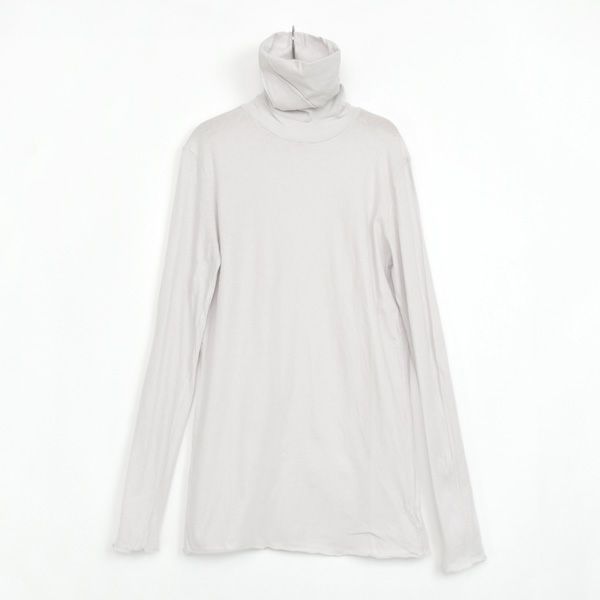 オーガニックコットン 薄手天竺タートルネック