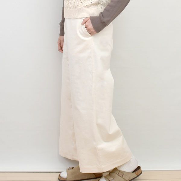 オーガニックリコットン ツイルバギーパンツ