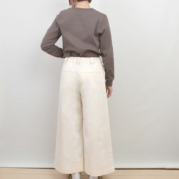 オーガニックリコットン ツイルバギーパンツ