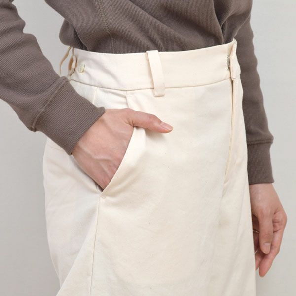 オーガニックリコットン ツイルバギーパンツ