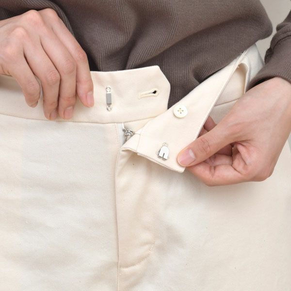 オーガニックリコットン ツイルバギーパンツ