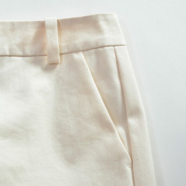 オーガニックリコットン ツイルバギーパンツ