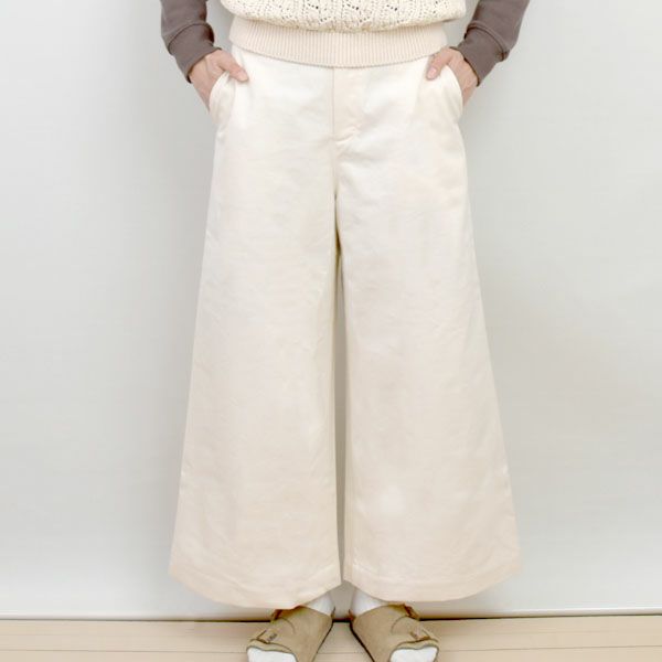 オーガニックリコットン ツイルバギーパンツ