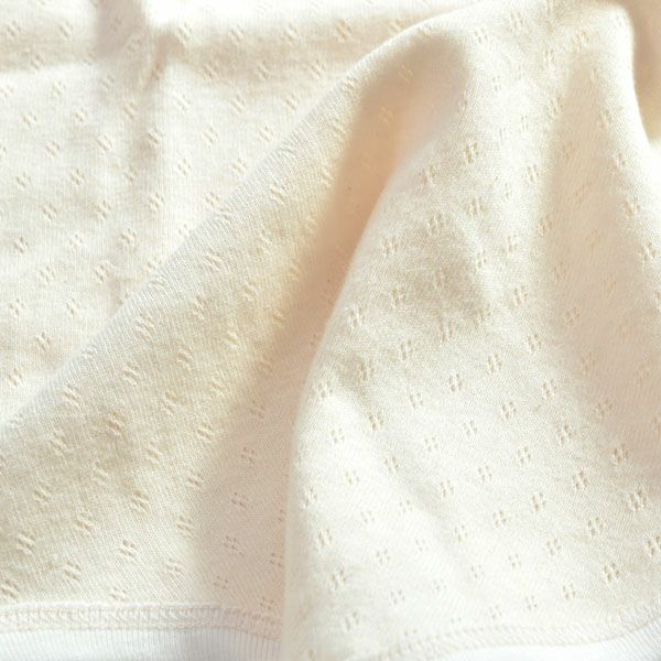 オーガニックコットン ベビーメッシュ半袖グレコ