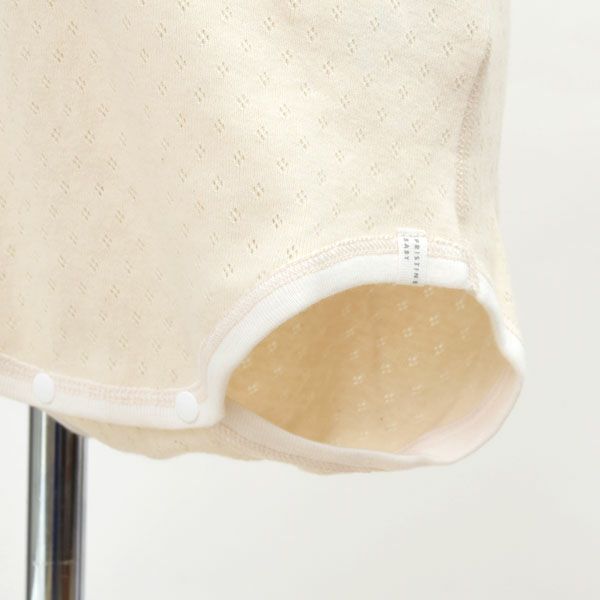 オーガニックコットン ベビーメッシュ半袖グレコ