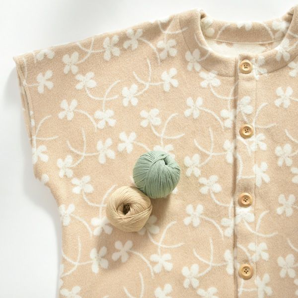 オーガニックコットン 羽織るブランケットウォーマー