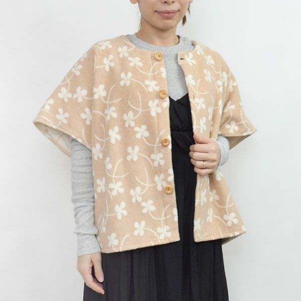 オーガニックコットン 羽織るブランケットウォーマー