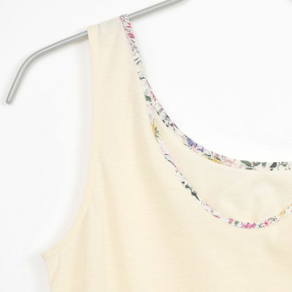 オーガニックコットン リバティプリントタンクトップ