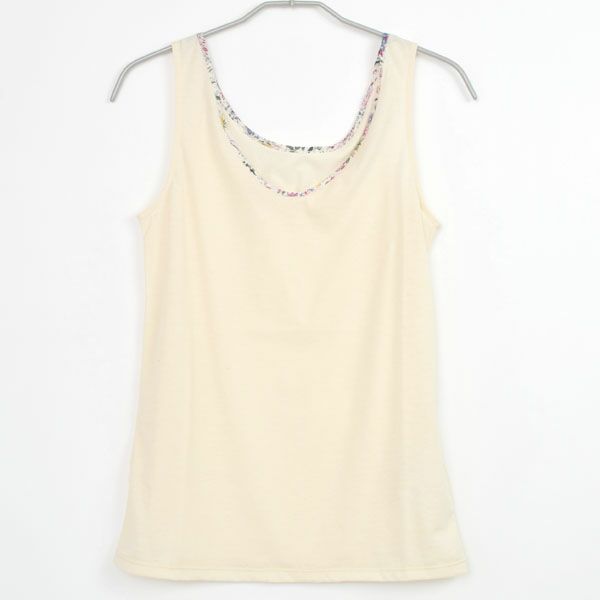 オーガニックコットン リバティプリントタンクトップ