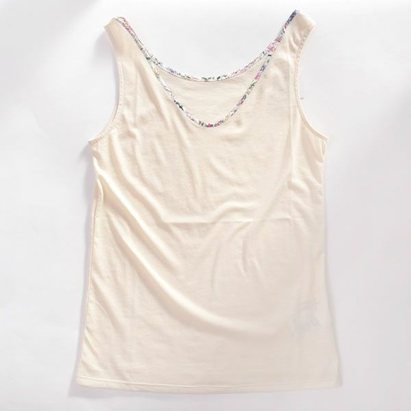 オーガニックコットン リバティプリントタンクトップ