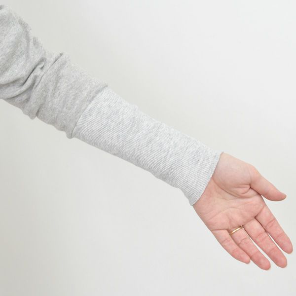 オーガニックコットン 長めリブ袖プルオーバー