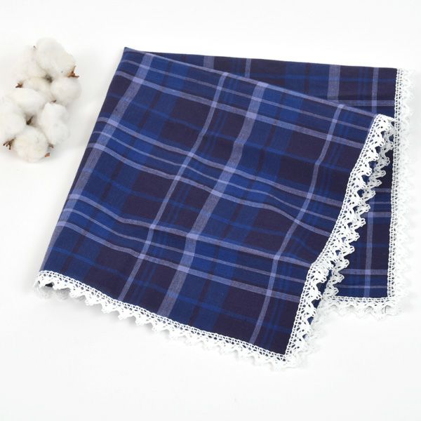 オーガニックコットンのハンカチで出来たご祝儀袋 輪結びシルバー