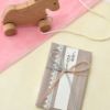 オーガニックコットンのハンカチで出来たご祝儀袋 花結び