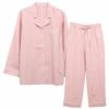 【SALE／30%OFF】オーガニックコットン 平織りスリーピングパジャマセット