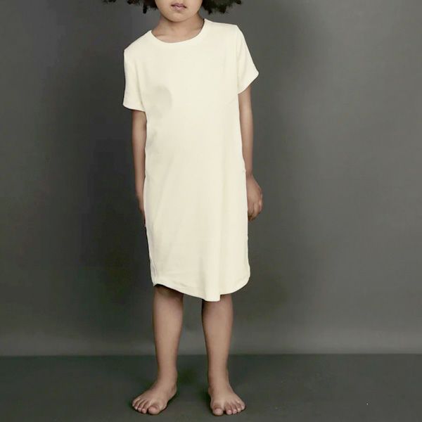 オーガニックコットン キッズパジャマワンピース