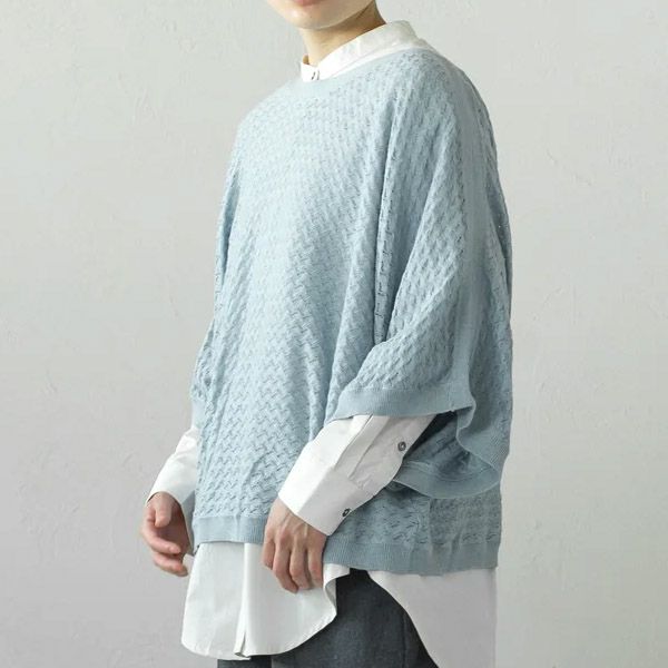 オーガニックコットン ウミカゼニットトップ