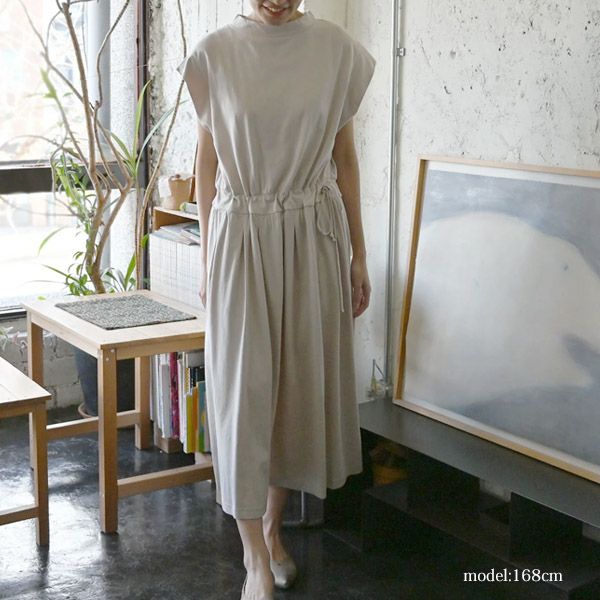 オーガニックコットン サイドストリングワンピース