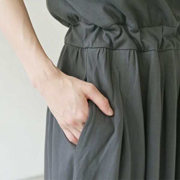 オーガニックコットン サイドストリングワンピース