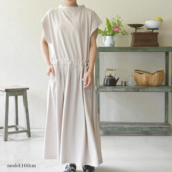 オーガニックコットン サイドストリングワンピース