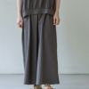 オーガニックコットン ワイドシダーパンツ