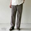 オーガニックコットン メンズツイルストレートパンツ