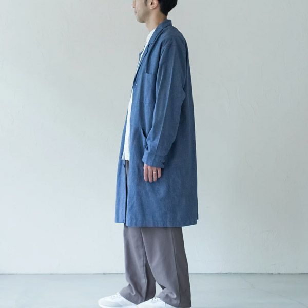 オーガニックコットン メンズツイルストレートパンツ