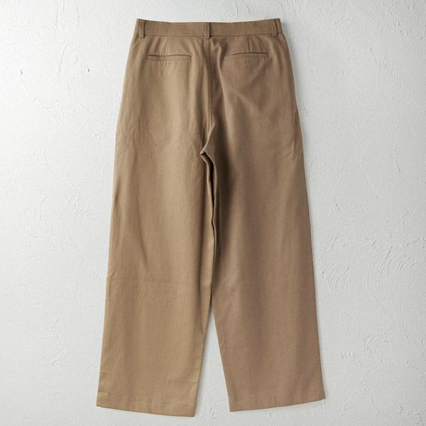 オーガニックコットン メンズツイルストレートパンツ