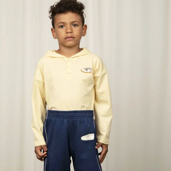 オーガニックコットン キッズ薄手ジョギングフーディ