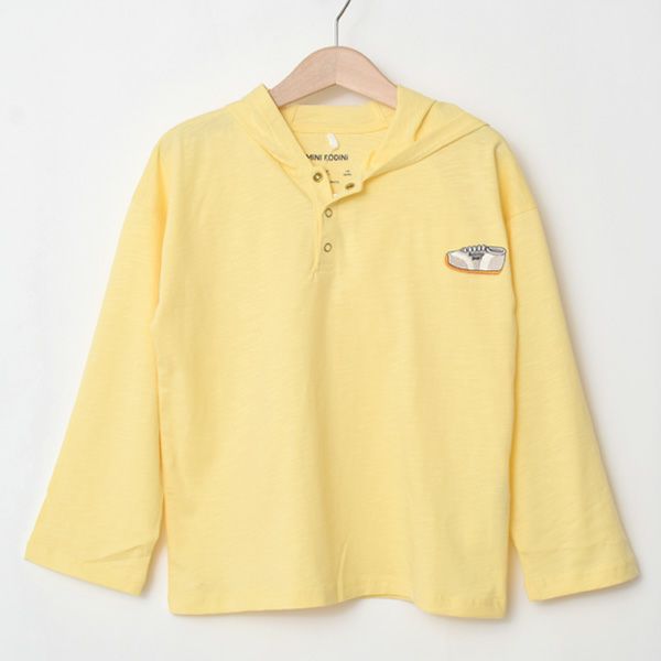 オーガニックコットン キッズ薄手ジョギングフーディ