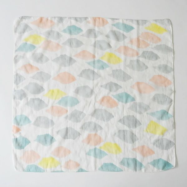 オーガニックコットン 手織ラクガキスカーフ