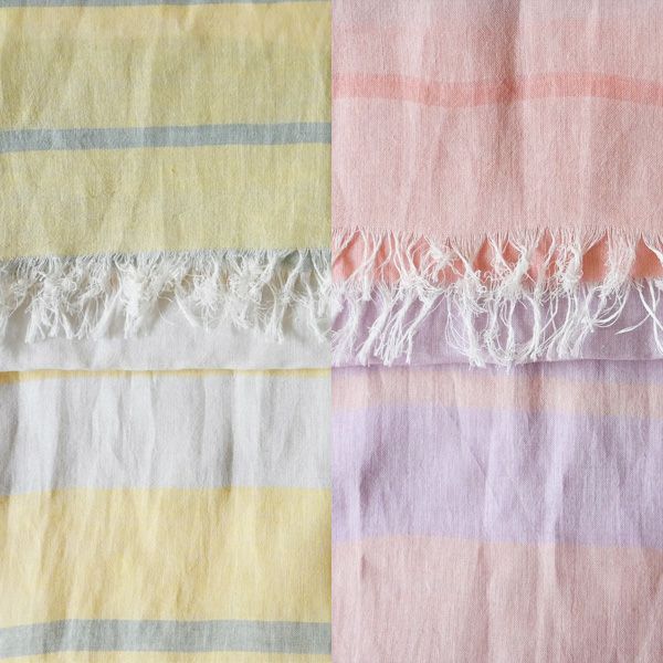 オーガニックコットン 手織スリムストール