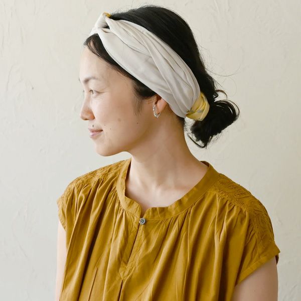 オーガニックコットン 手織スリムストール