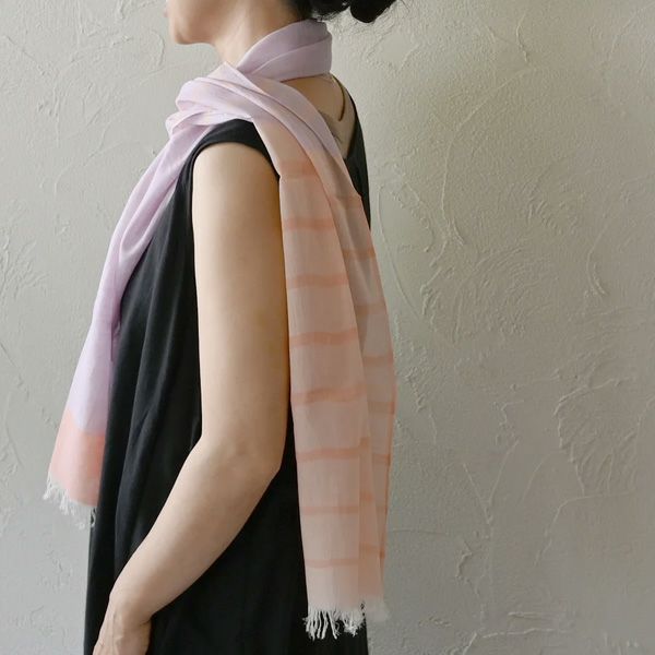 オーガニックコットン 手織スリムストール