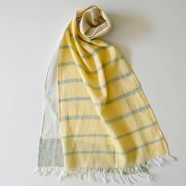 オーガニックコットン 手織スリムストール