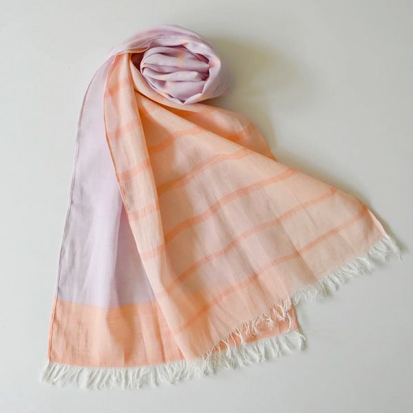 オーガニックコットン 手織スリムストール