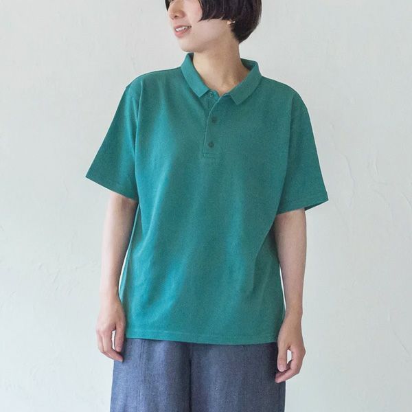 オーガニックコットン ユニセックスポロシャツ