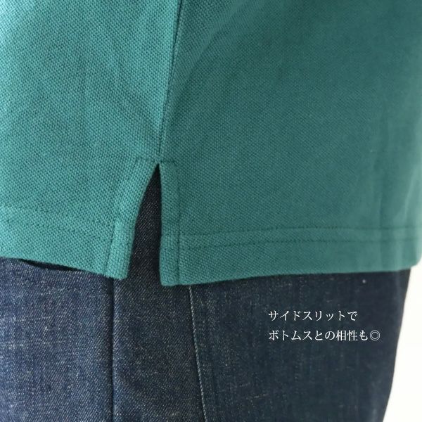 オーガニックコットン ユニセックスポロシャツ