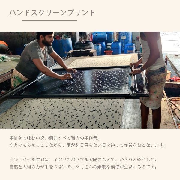 オーガニックコットン メンズチソウストライプシャツ(半袖)