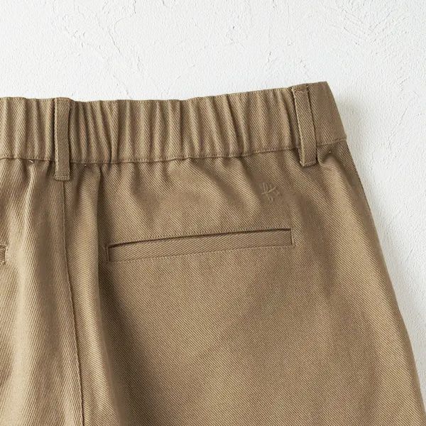 オーガニックコットン メンズツイルハーフパンツ