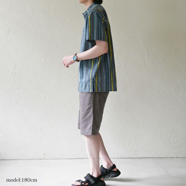 オーガニックコットン メンズツイルハーフパンツ