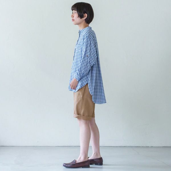 オーガニックコットン メンズツイルハーフパンツ