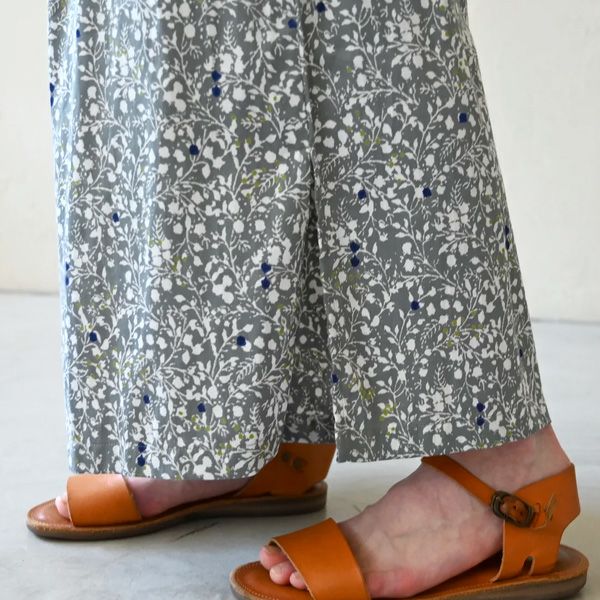 オーガニックコットン ノノハナフレアパンツ