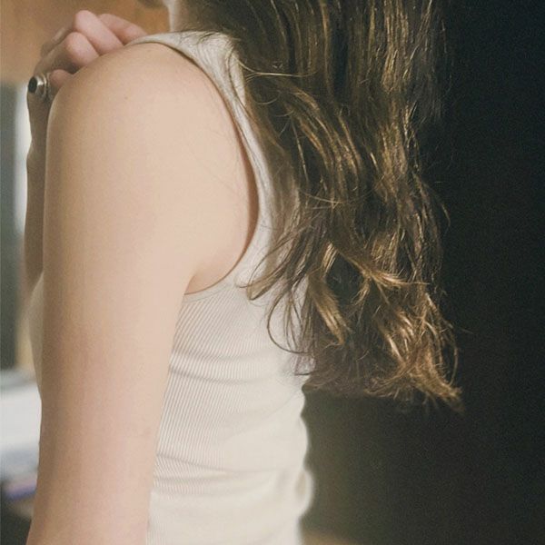 オーガニックコットン スパンリブカップ付きタンクトップ