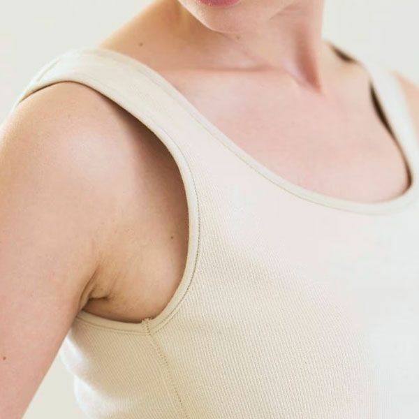 オーガニックコットン スパンリブカップ付きタンクトップ