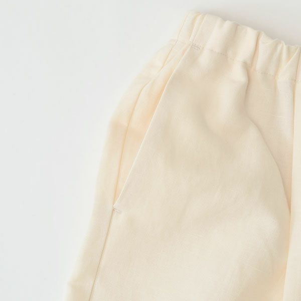オーガニックコットン＆リネン ベーシックパンツ