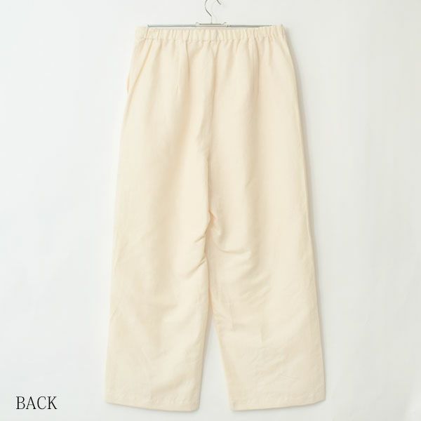 オーガニックコットン＆リネン ベーシックパンツ