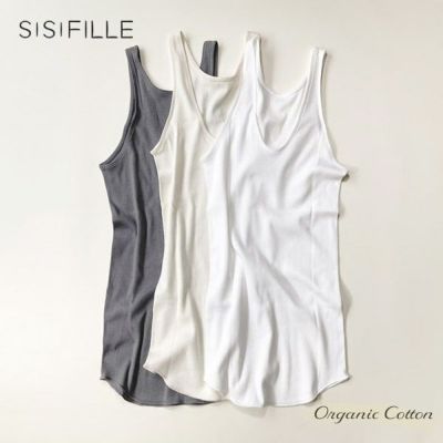 オーガニックコットン 丸編タンクトップ ELLEN
