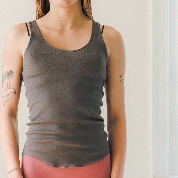 オーガニックコットン 丸編タンクトップ ELLEN